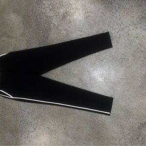 Calvin Klein Black Trousers with White Stripe